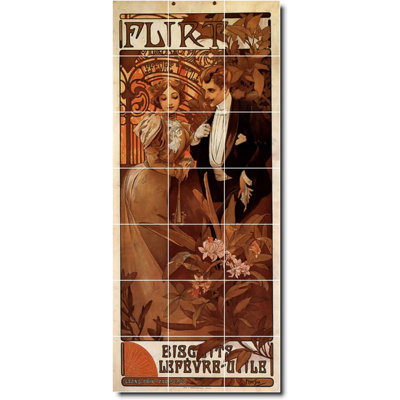 Carreau de céramique décorative 36 po x 84 po 12 po x 12 po