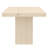 Contemporary ECC Concrete Rectangular Dining Table - Travertine