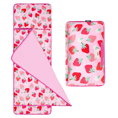 Wildkin Kids Velour Nap Mat – Soft, Cozy, Convenient for Daycare & Preschool – Groovy Mermaids