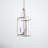 Cleveland 3 - Light Lantern Cylinder Chandelier in Satin Nickel-1103613948