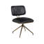 Virtu Swivel Dining Chair - Bravo Black