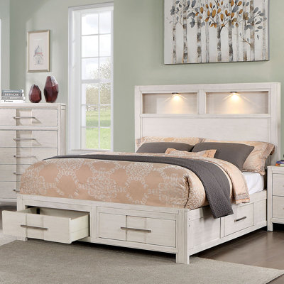 Kathy Solid Wood Bookcase Bed