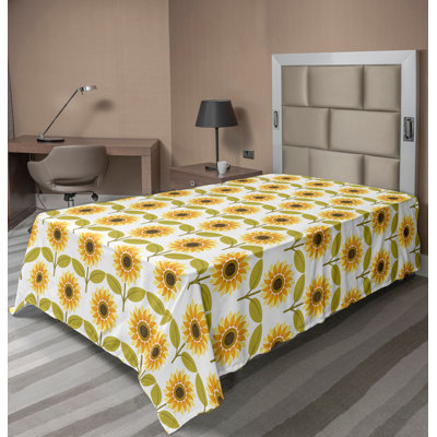 Ambesonne Top Flat Sheet Royal