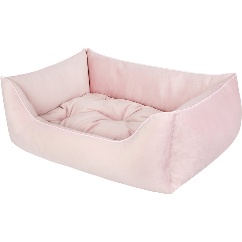 Magig Orthopedic Polyester Pet Bed, Large (90cm W x 60cm D x 30cm H), Pink