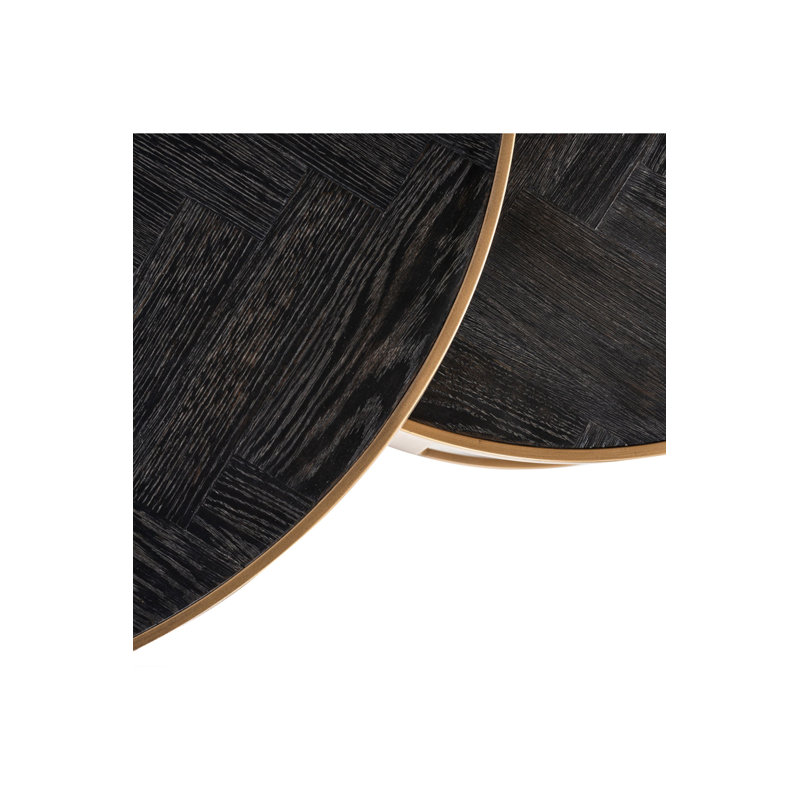 Blackbone Solid Wood Nesting Coffee Table