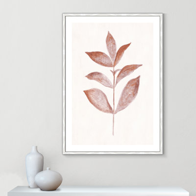 Wilfrid Red Leaf III par Tara Studios - reproduction d'art