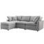 Canapé modulaire avec coussins en plumes Ustyle