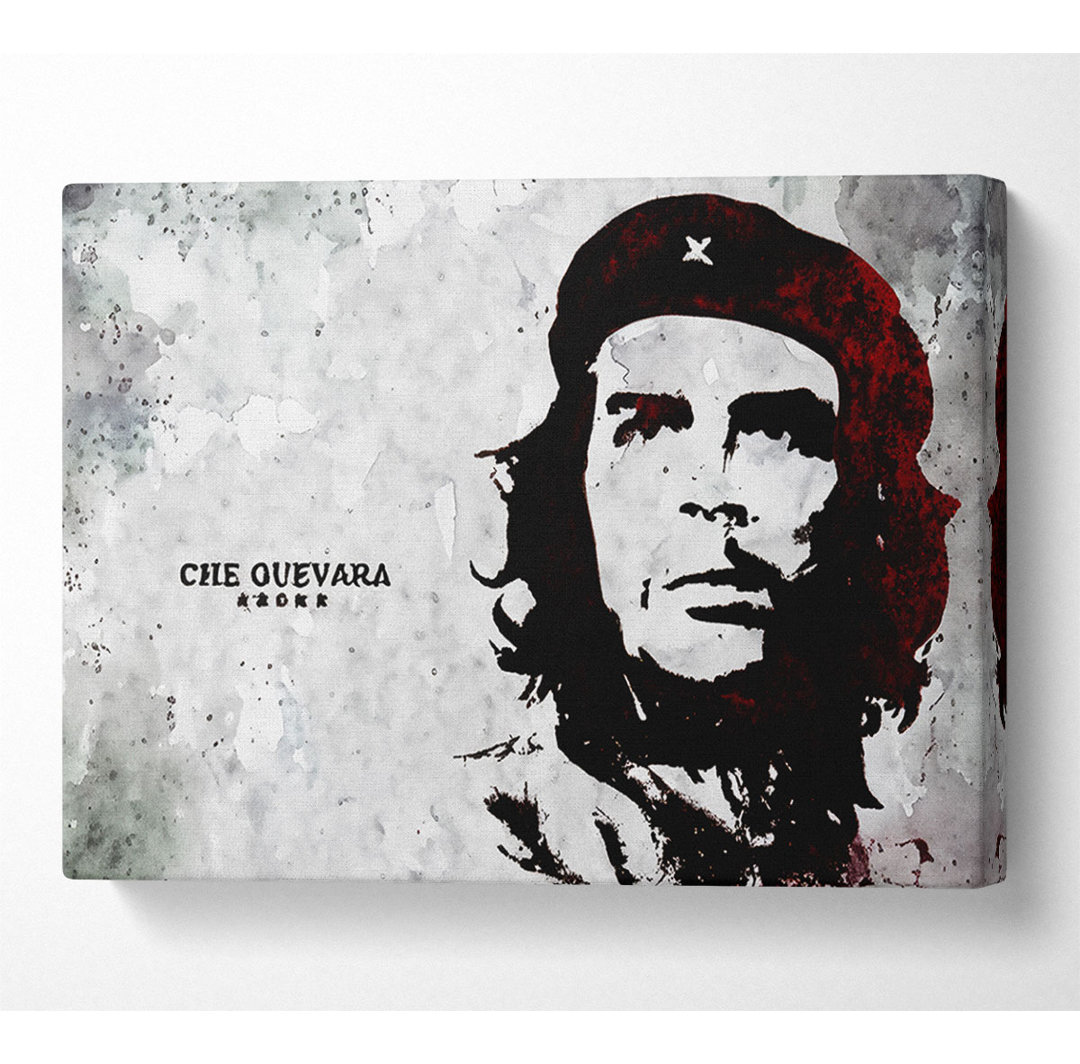 Che Guevara Rot - Kunstdrucke auf Leinwand - Wrapped Canvas