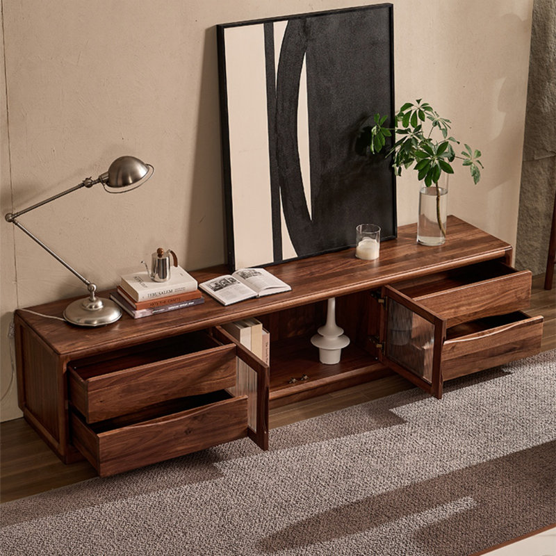 Simple Solid Wood TV Cabinet