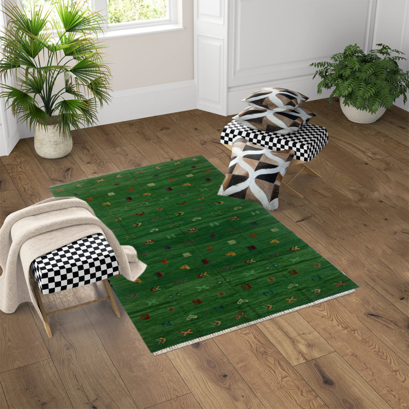 Randell Polka Dots Hand Woven 255cm X 350cm Area Rug
