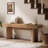 47" Wooden Entryway Bench, Farmhouse Shoe Bench-411580774