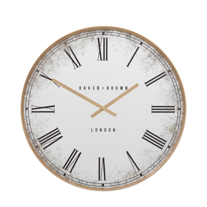 Chester Wall Clock 50cm, Gold