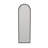 Elegant Black Wall Mirror, 19.7 x 63.0 x 0.9 inches | 100% MDF Construction, Eco-Friendly Flotal-E Design | Modern Solid Color, Perfect for Home Decor & Stylish Interiors | Easy Wall Mounting-1508849445