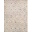 Modern Hand Tufted Geometric Area Rug in Silver / Ivory-1784681479