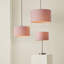 27.5cm H Cotton Drum Pendant Shade ( Screw On )-763534837-739123393