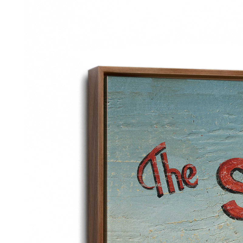 «The Shake Shack» par David Carter Brown, reproduction d'art sur toile, Brun, H 20 po x l 20 po, Cadre flottant