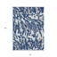 Tapis intérieur / extérieur lavable à imprimé animal 8 pi x 10 pi bleu marine, gris et ivoire