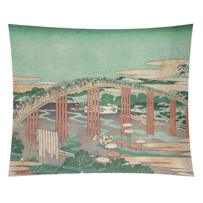 Tapisserie de pont japonais