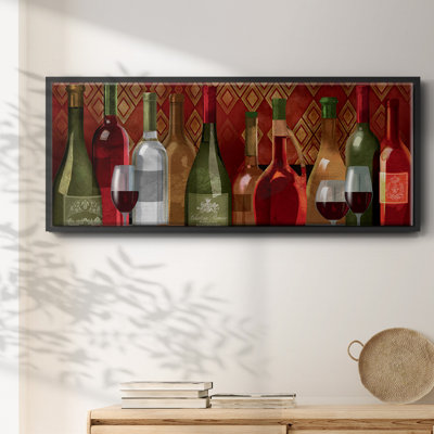 Dégustation de vin - Toile encadrée