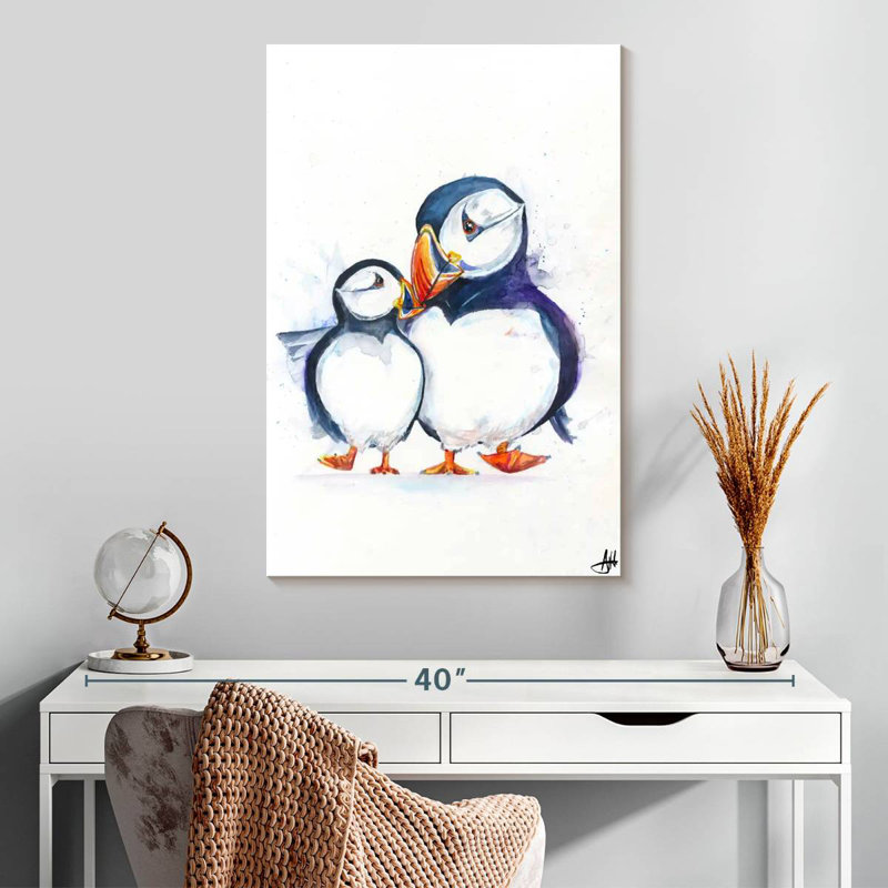 Puffins, H 30 po x l 20 po