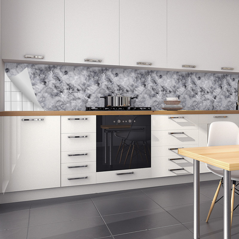 Mulhall 60cm W x 450cm L PVC Peel and Stick Panel