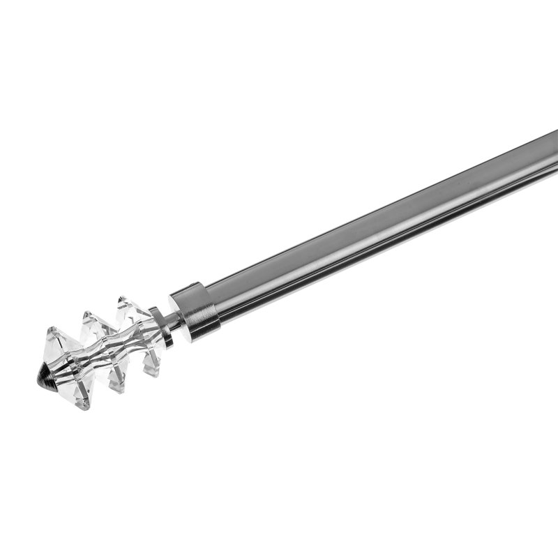 Tringle à rideaux simple Coburn, 48" - 84"