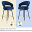 Tabouret de bar rotatif 29,5 po Roellig-1831422214