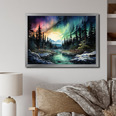" Northern Lights Aurora Mirage "