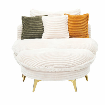 Canapé en tweed de 65 pouces de long, avec trois coussins assortis et deux sièges spacieux et confortables, convenant aux appartements, aux bureaux et aux salons - beige