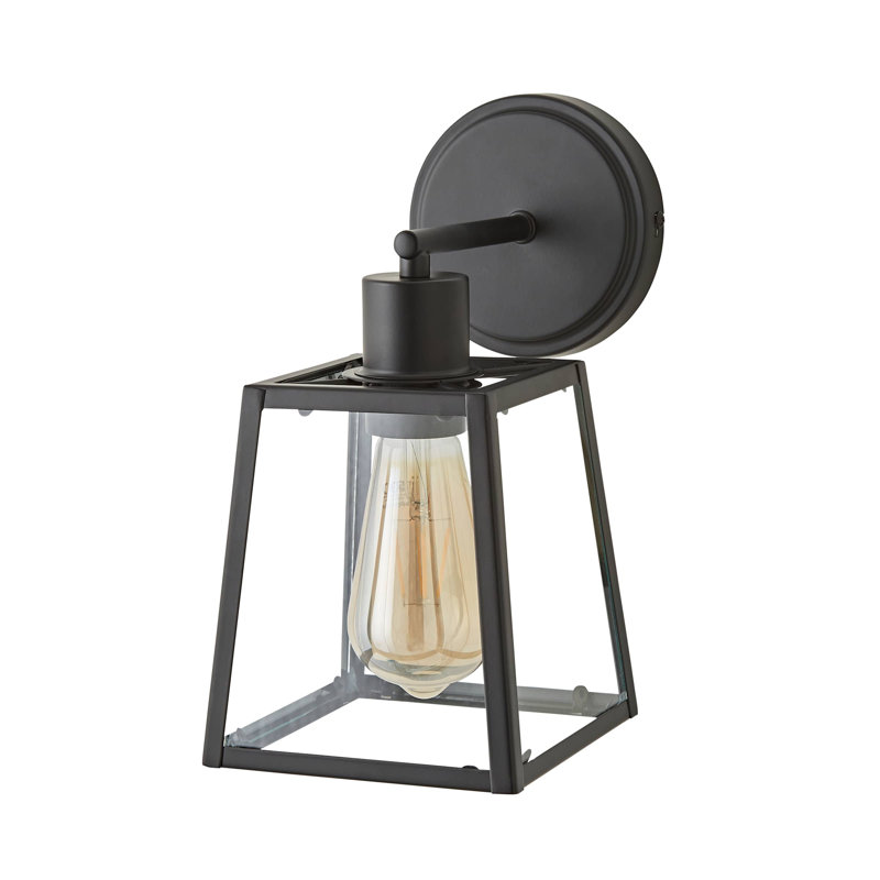 Armed Sconce, 1, Matte Black