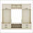 4-in-1 Detachable Hall Tree with Storage and 7 Hooks, Multiple Functions Hallway Coat Rack with Storage Drawers and Cabinet, Antique Beige Shoe Bench for Entryway Hallway