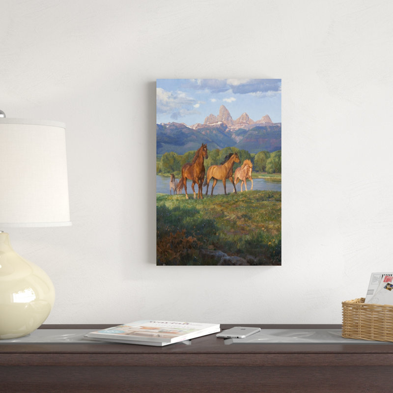" Feelin Free " by Claire Goldrick Painting Print, 18" H x 12" W x 1.25" D