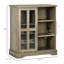 Armoire de rangement avec porte coulissante