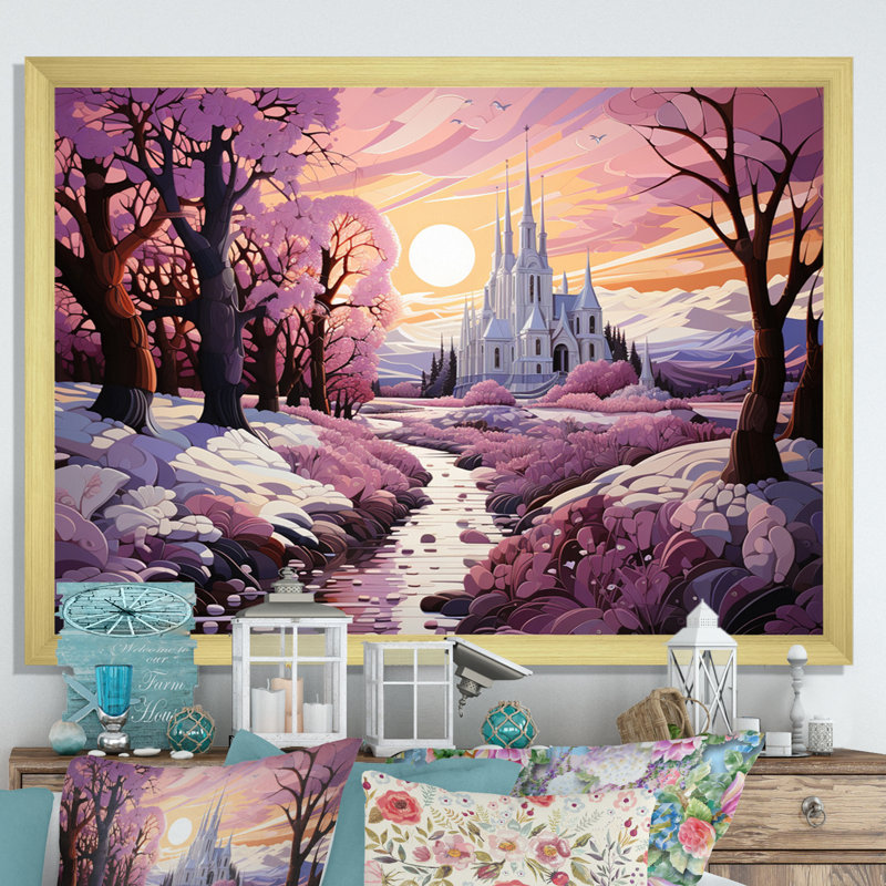Christianisme Christian Elegance II - imprimé, H 34 po x l 44 po x P 1,5 po, Encadrement doré
