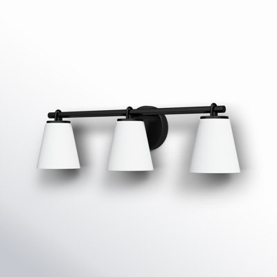 Kenn 3 Light Frosted Dimmable Vanity Light