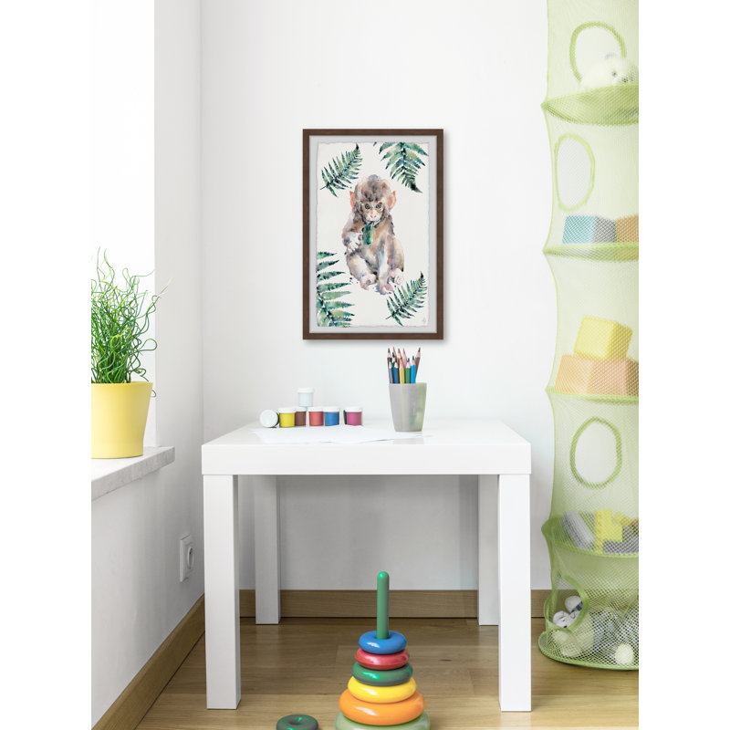 « singe palms », art encadré Charmaine, H 24 po x l 16 po x P 1,5 po