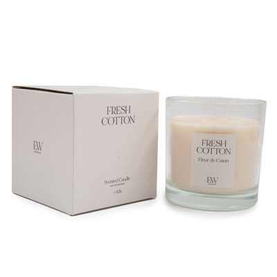 Scented Jar Candle with Glass Holder