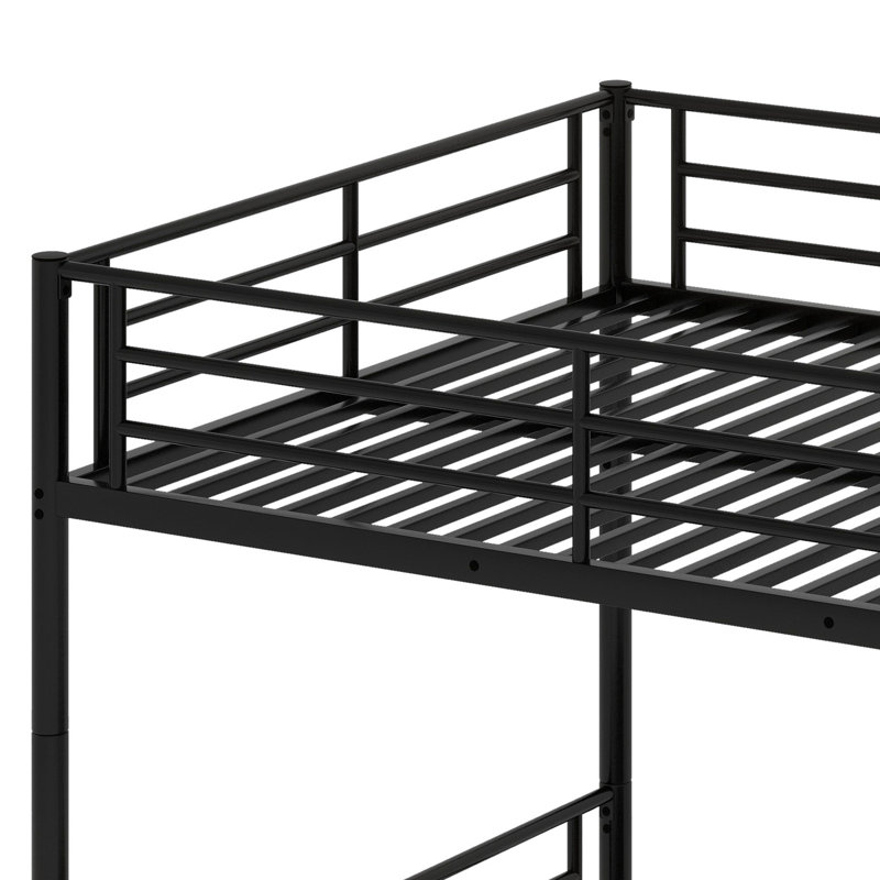 Metal Bunk Bed, Black