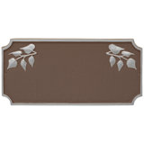 Camden Ivy 2-Line Wall Address Plaque