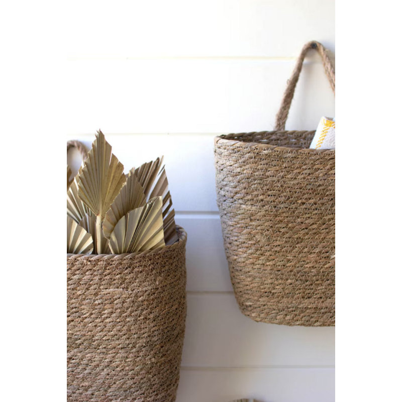  Ensemble de 2 paniers de rangement Seagrass