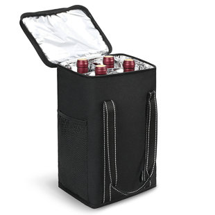  ALLCAMP 9 Piece Wine Travel Bag and Insulated Wine Carrier Tote  Carrying Cooler Bag with Handle,Great Gift for Wine Lover,: Home & Kitchen