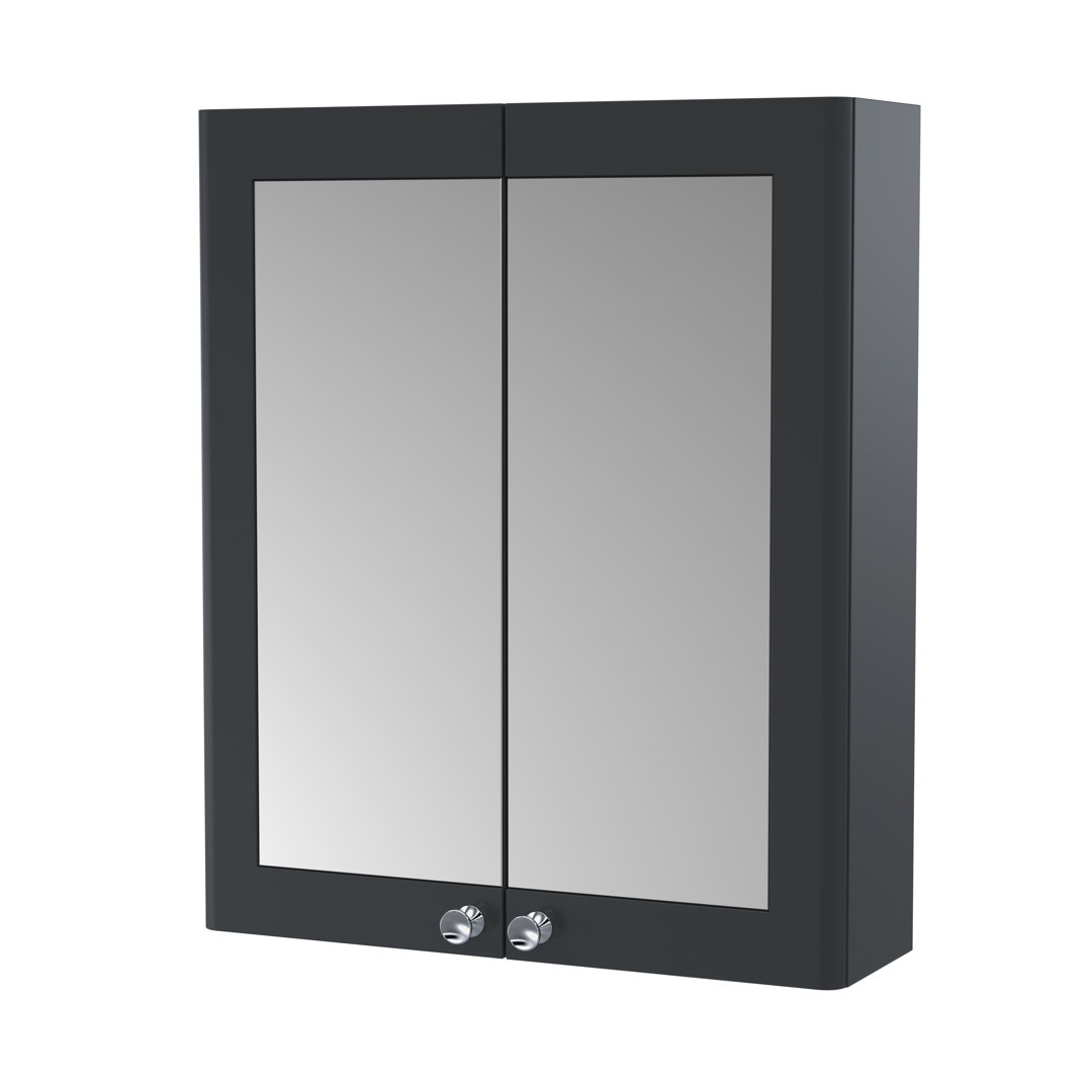 Classique 600mm W 715mm H Surface Framed Medicine Cabinet Mirror 1 Fixed