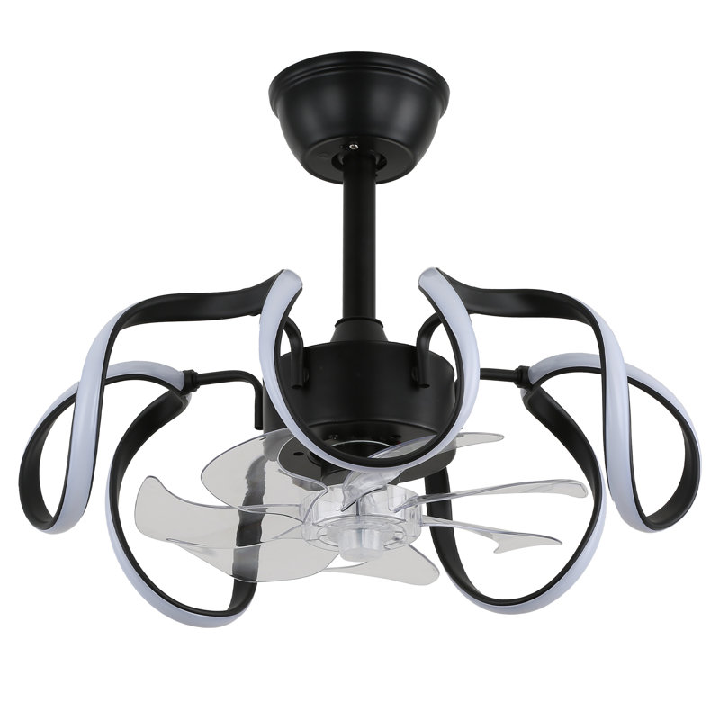 19 in. Dimmable Ceiling Fan with LED Lights and Remote