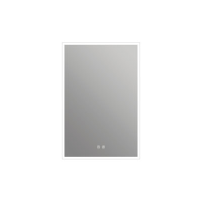 Camden 24" x 36" Rectangular LED Wall Mounted Mirror With Defogger, Adjustable Temperature, Brightness, and Memory Settings