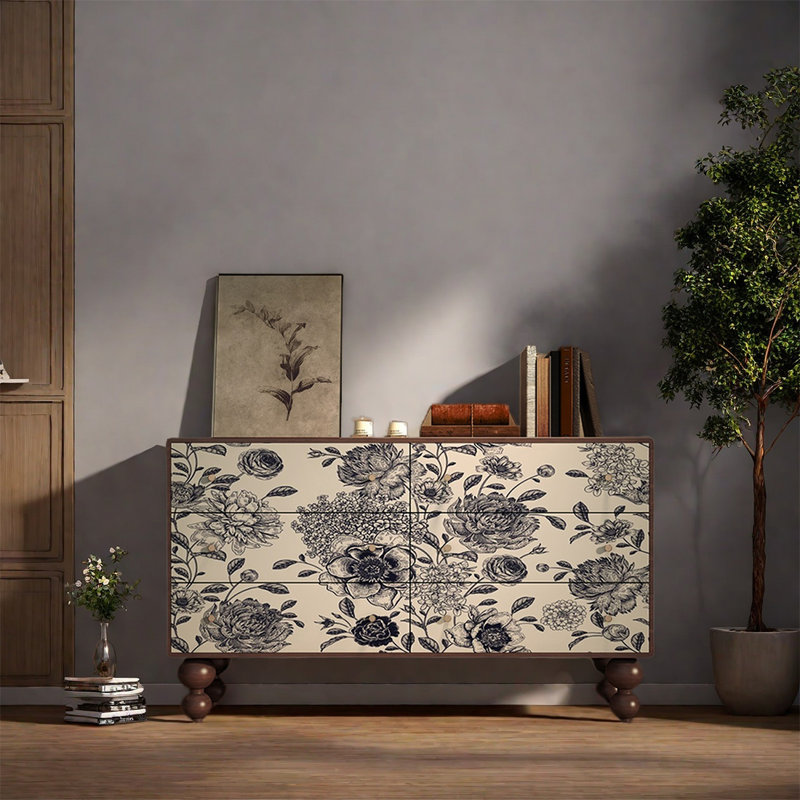 Buffet avec rangement Natural Pine, Noyer