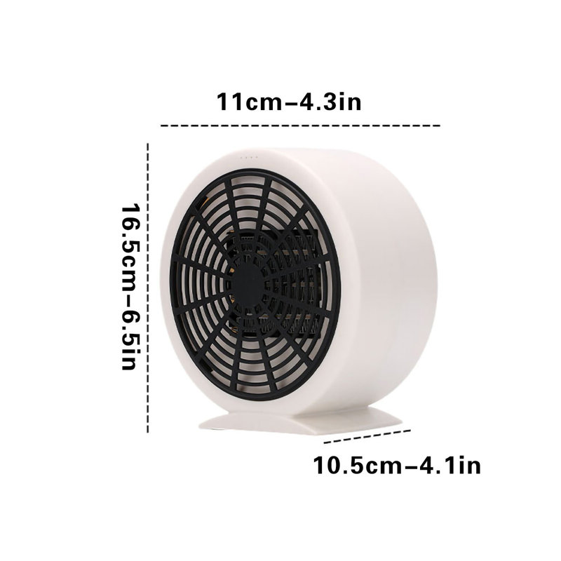 Vertical Desktop Heater Household Portable Heater Heater Fan Desktop Heater