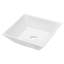 Lavabo de salle de bain vasque carrée 16x16 pouces