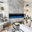 Eul 17 Stories Black Electric Fireplace-1098635545