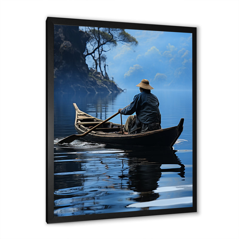 «Bertil Thailande», reproduction sur toile, Cadre photo noir, H 20 po x l 12 po x P 1 po