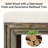 55-in吃" Wooden Upholstered Bed Bench with Storage, Rustic End Of Bed Bench with Teddy Fleece Cushion  for Bedroom 